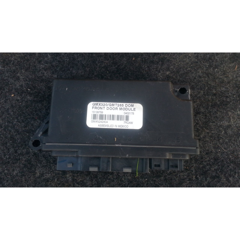 15139759 Cadillac CTS Left Front Door Module 2003-2007