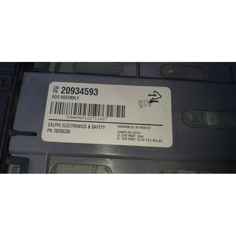 20934593 Chevrolet Silverado CD Radio Player 2007-2013 28256335