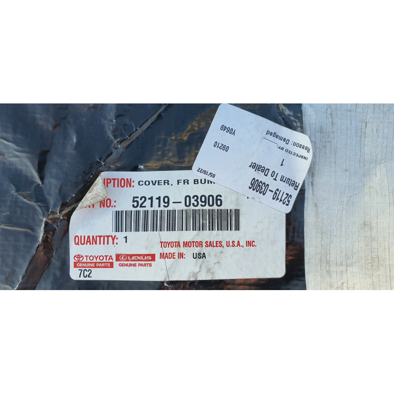 52119-03906 Toyota Corolla Front Bumper Cover 2014-2019
