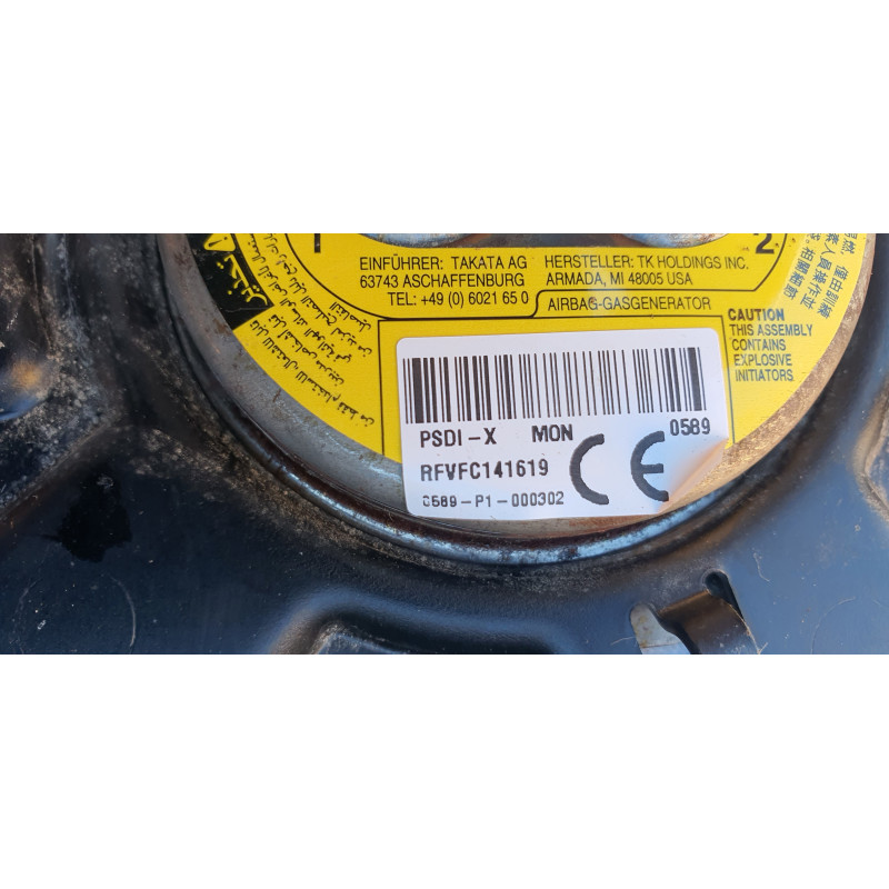FT43-R043B13-BG Ford Edge Steering Wheel Driver Airbag 2015-2018