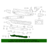 68356721AB Jeep Wrangler Front Bumper Skid Plate 2018-2023
