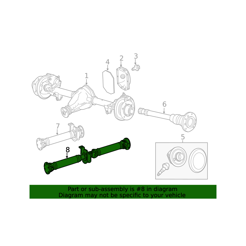 9074101800 Mercedes-Benz Sprinter Drive Axle Propeller Shaft Cardan