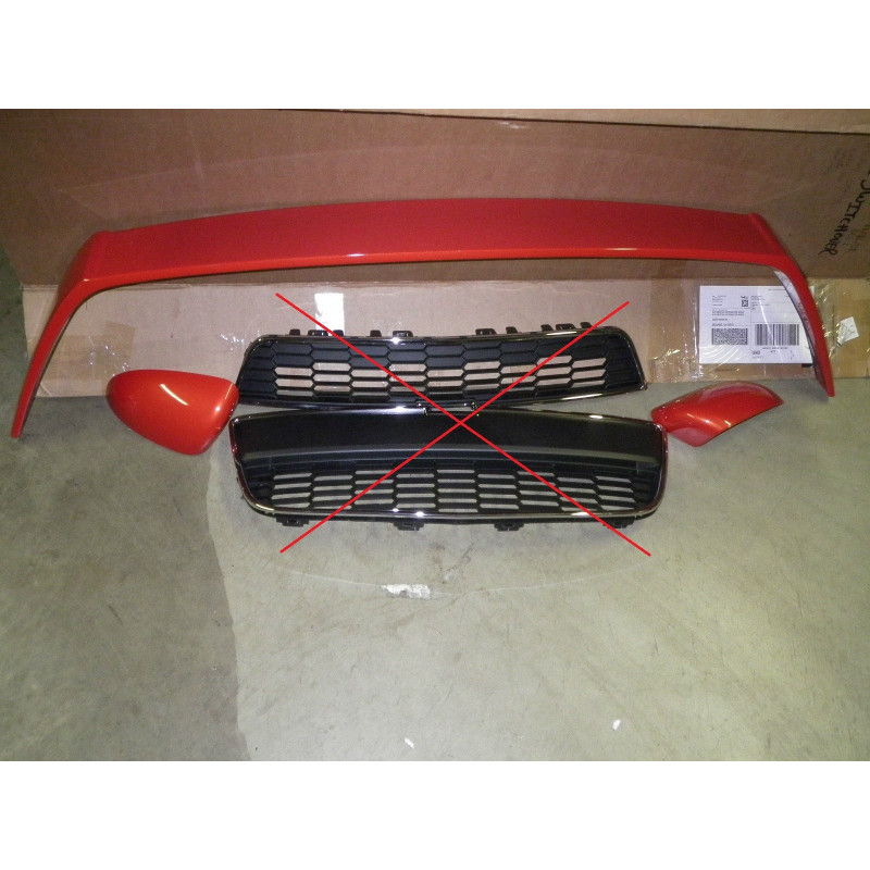 Chevrolet Sonic Rear Spoiler and Mirror Cap 2012-2013 | Aveo