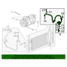 84543632 Cadillac XT4 AC Air Conditioning Compressor Hose 2019-2023