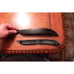 51127163748 BMW 5 Series Black Rear Bumper Inserts 2004-2007 51127163747