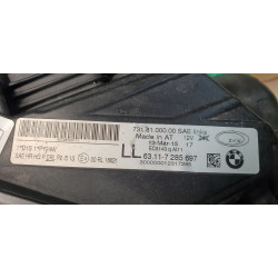 63117285697 BMW 3 Series GT Left Xenon AHL LED Headlight 2014-2016