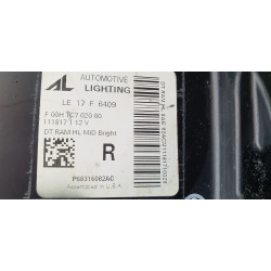 68316082AC Dodge Ram Right Full LED Headlight 2019-2024 68316082AG