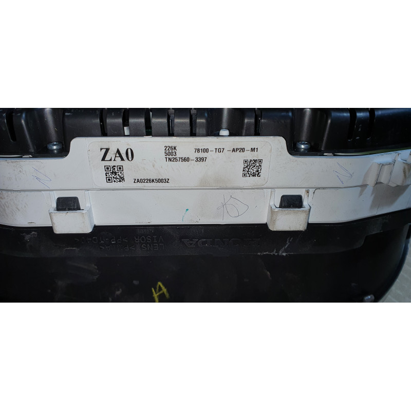 78100-TG7-AP20-M1 Honda Pilot Instrument Cluster 2020