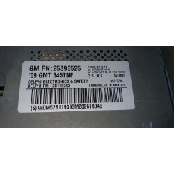 25896525 Hummer H3 Navigation Radio Audio Receiver Display Head Unit