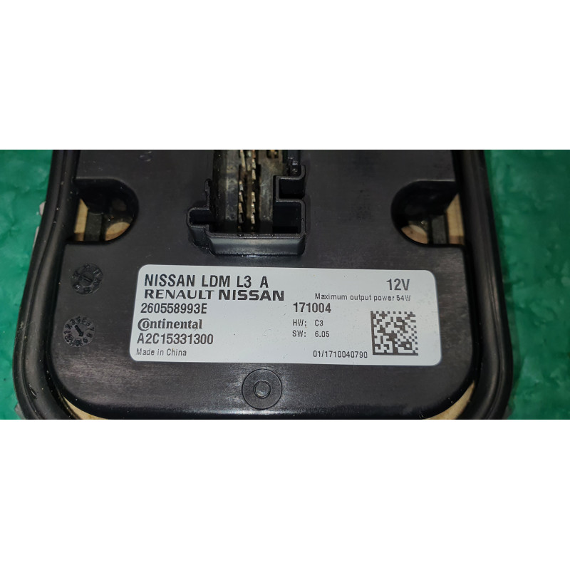 26055-8993W Infiniti QX50 Right Full LED Headlight Module Ballast 2019-2023