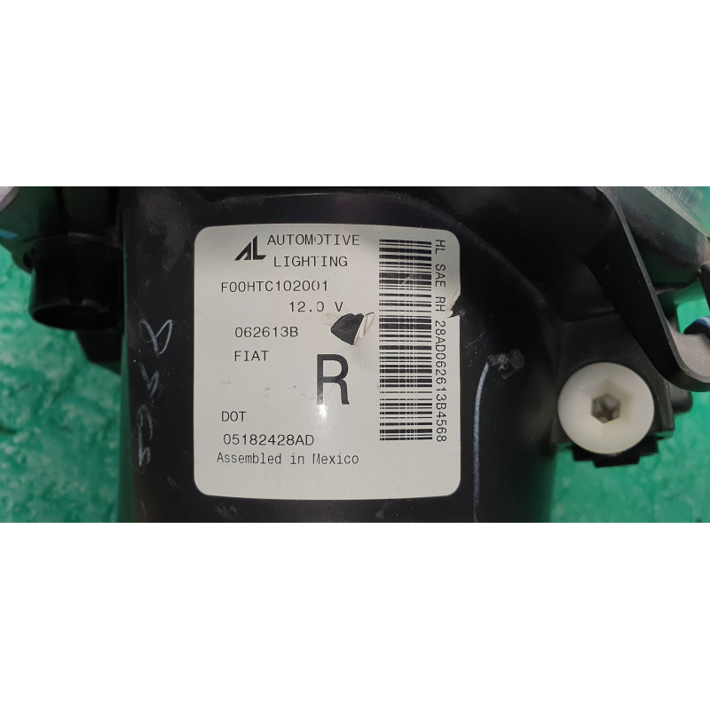 05182428AD Fiat 500 Right Headlight 2012-2019 05182428AE