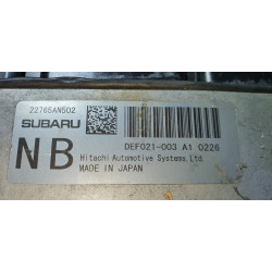 22765AN502 Subaru Ascent Engine Computer ECM 2020 22765AN500
