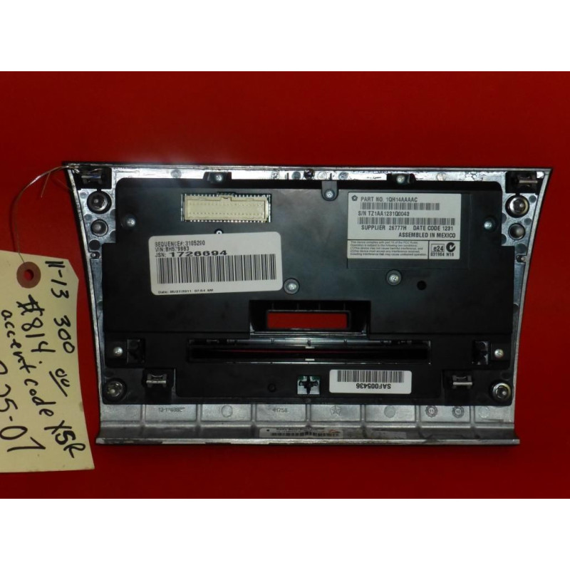 1QH14AAAAC Chrysler 300 Woodgrain Dual Zone Climate Control 2011-2013