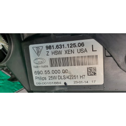 98163112506 Porsche Boxster Xenon Headlight, Left 2013-2016
