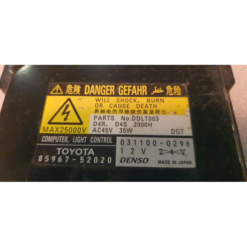 85967-52020 Toyota Prius Xenon Ballast Module