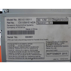 86140-06011 Toyota Camry Touchscreen LCD Display (with Bluetooth/CD/MP3/XM)
