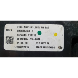 6005914-00-F Tesla Model S Right Daytime Running LED Fog Lamp 2012-2020