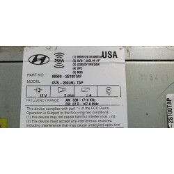 96560-2S100TAP Hyundai Tucson Navigation Bluetooth Radio Receiver 2010-2013
