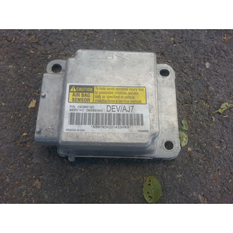 09389190 Cadillac DeVille Airbag Control Module 2000-2005