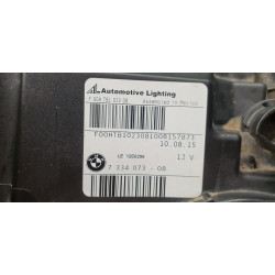 63117334073 BMW X3 Left Halogen Headlight 2015-2017
