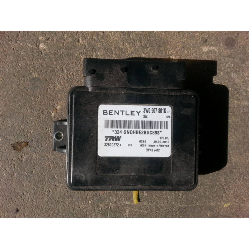 3W0907801G Bentley Control Unit Electro-Mechanical Parking Brake 2011-2012