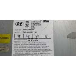 96560-0W030BS Hyundai Santa Fe AM FM CD Navigation Radio 2009-2012