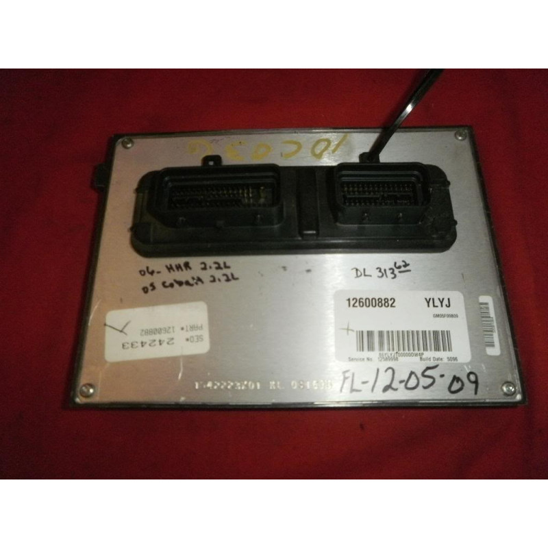 12600882 Chevrolet HHR Engine Computer 2005-2006 12589998