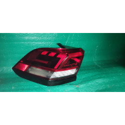 3CM945207C Volkswagen Atlas Cross Sport Black Chrome LED IQ Light Tail Lamp