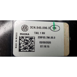 3CN945096D Volkswagen Atlas Chrome LED IQ Light Tail Lamp 2020-2025