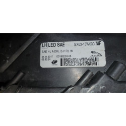 GX63-13W030-MF Jaguar XF Left LED Headlight 2016-2018