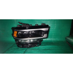 68360178AC Dodge Ram 2500 Right Full LED Mid Black Headlight 2019-2024