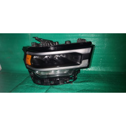 68360178AC Dodge Ram 2500 Right Full LED Mid Black Headlight 2019-2024