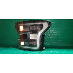 GL34-13006-DE Ford F-150 Left Black Full LED Headlight 2015-2017
