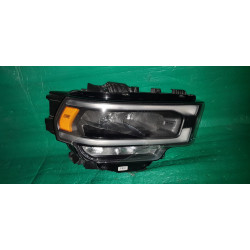 68360178AC Dodge Ram 2500 Right Full LED Mid Black Headlight 2019-2024