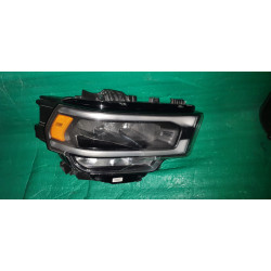 68360178AC Dodge Ram 2500 Right Full LED Mid Black Headlight 2019-2024