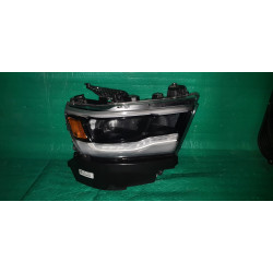 68316088AG Dodge Ram Right Mid Black Full LED Headlight 2019-2022