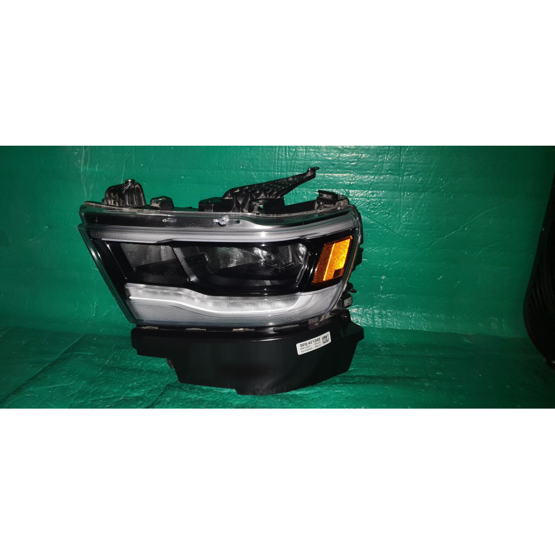 68316089AH Dodge Ram 1500 Left Full LED Mid Black Headlight 2019-2022