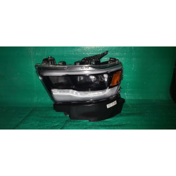 68316089AH Dodge Ram 1500 Left Full LED Mid Black Headlight 2019-2022
