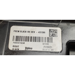68360182AB Dodge Right Full LED Premium Black Adaptive AFS Headlight