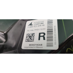 68342192AB Chrysler Pacifica Right LED Halogen Headlight 2017-2020