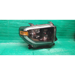 81110-0C140 Toyota Tundra Right Full LED Black Chrome Headlight 2018-2021
