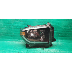81110-0C140 Toyota Tundra Right Full LED Black Chrome Headlight 2018-2021