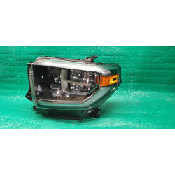 81150-0C140 Toyota Tundra Left Full LED Chrome Headlight 2018-2021