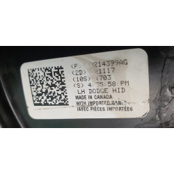 68214399AG Dodge Charger LEFT LED XENON HEADLIGHT 2019-2023